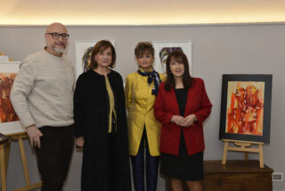 Alberto Ribè, prefetto Franca Tancredi, presidente Rita Levis e Claudia Ghiraldello